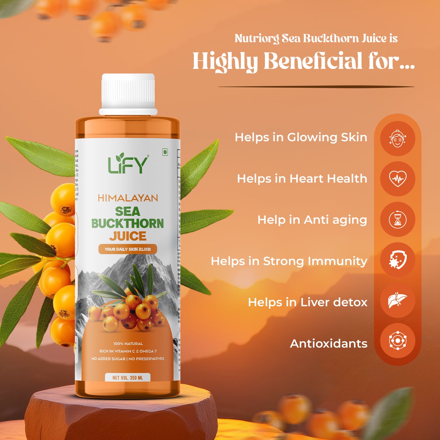 LIFY'S HIMALAYAN SEA BUCKTHORN JUICE